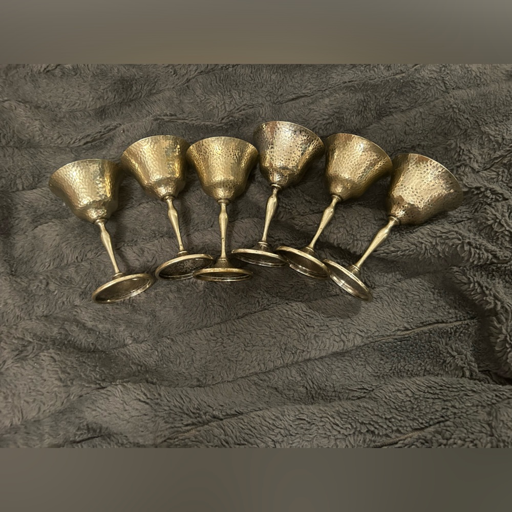 Vintage Birks Regency EPNS Silver Plated Wine Goblets – Set of 6